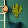 Wallity Cactus Accesorio decorativo de pared Verde y Blanco